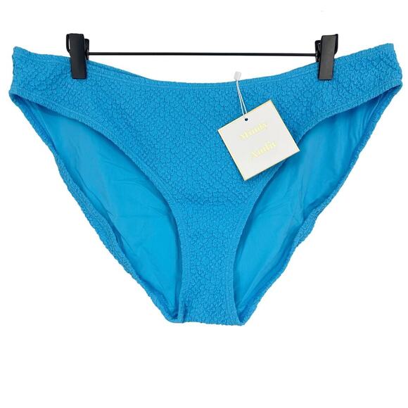 Andie Swim X Mindy Bikini Bottom Splash Blue Size XL New With Tags! - Picture 3 of 7